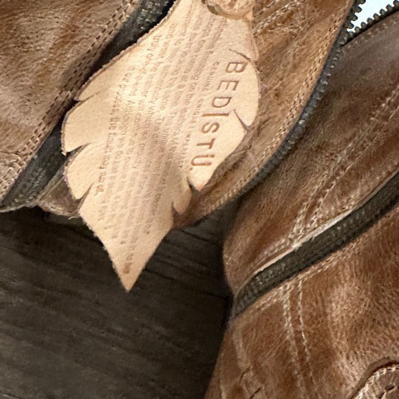 BedStu Leather Tan Boots (Size 8) Steampunk, Victorian Cowgirl - Picture 6 of 8